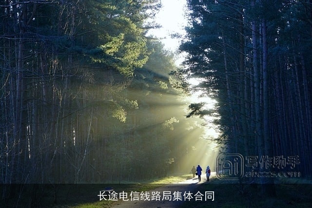 长途电信线路局集体合同