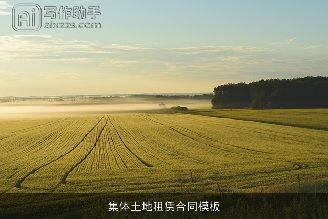 集体土地租赁合同模板