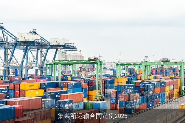 集装箱运输合同范例2025