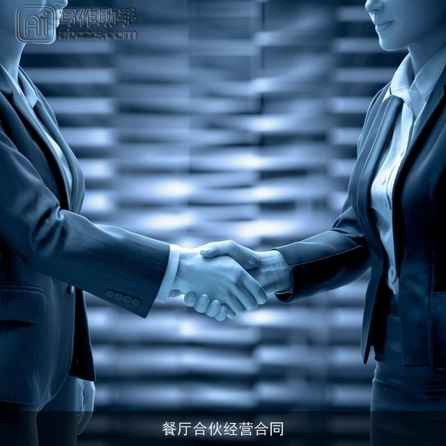 餐厅合伙经营合同