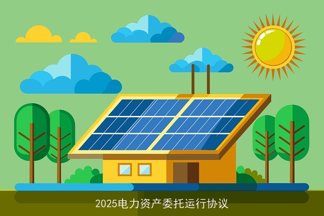 2025电力资产委托运行协议