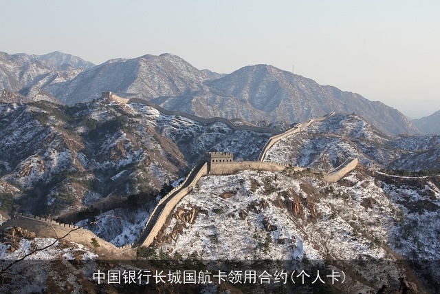 中国银行长城国航卡领用合约(个人卡)
