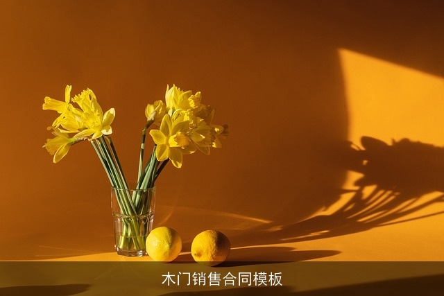 木门销售合同模板