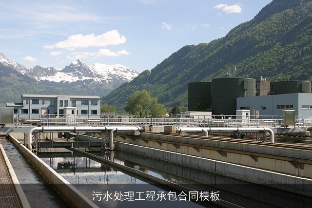 污水处理工程承包合同模板