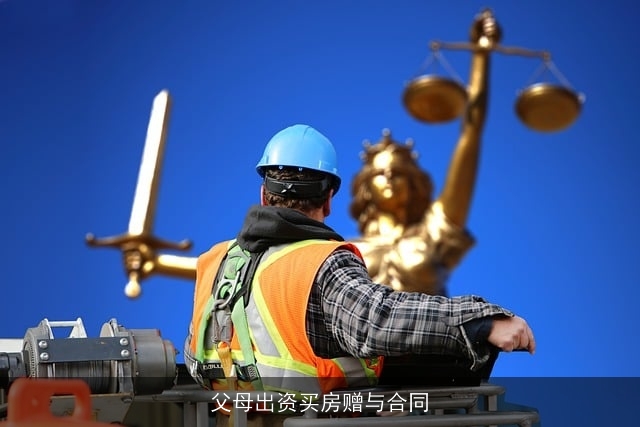 父母出资买房赠与合同