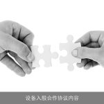 设备入股合作协议内容