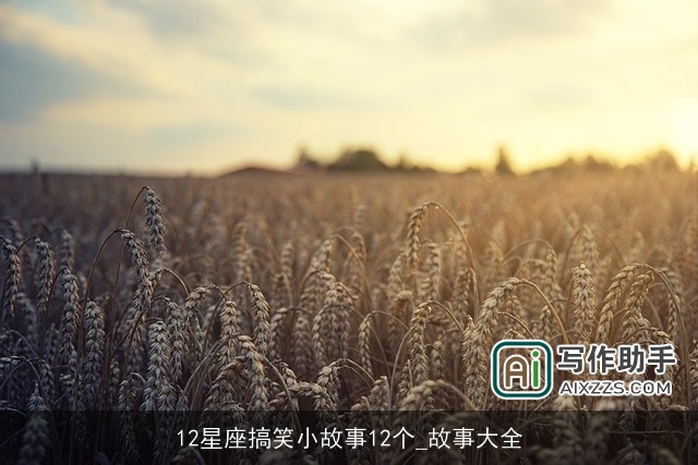 12星座搞笑小故事12个_故事大全