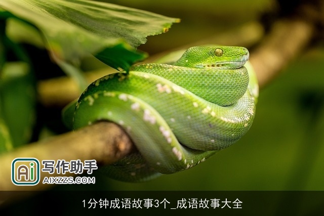 1分钟成语故事3个_成语故事大全