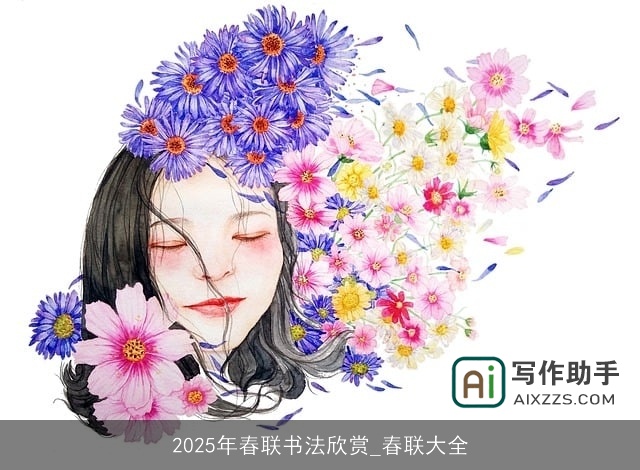 2025年春联书法欣赏_春联大全