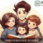 2025新年祝福语大全图_新年祝福语