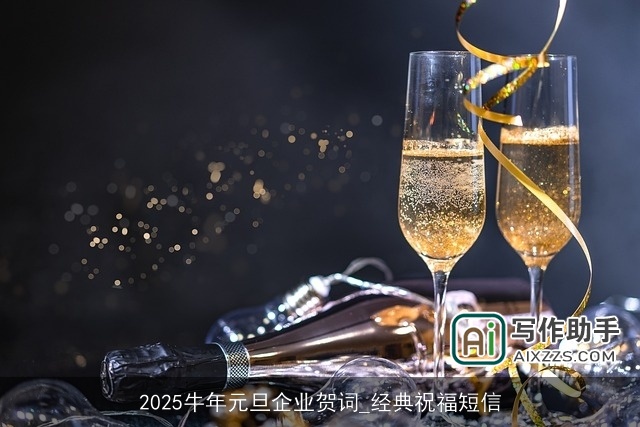 2025牛年元旦企业贺词_经典祝福短信
