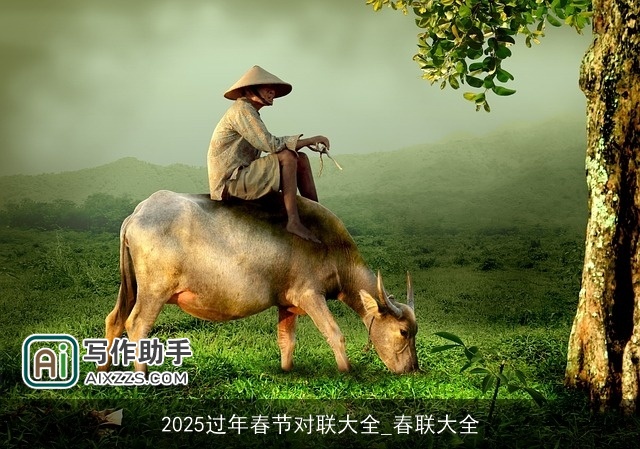 2025过年春节对联大全_春联大全