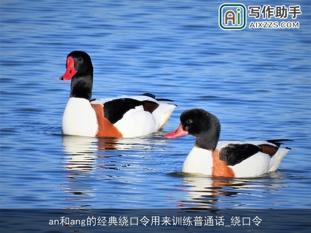 an和ang的经典绕口令用来训练普通话_绕口令