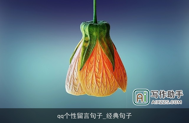 qq个性留言句子_经典句子