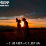 qq个性签名爱情一句话_爱情语句