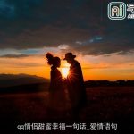 qq情侣甜蜜幸福一句话_爱情语句