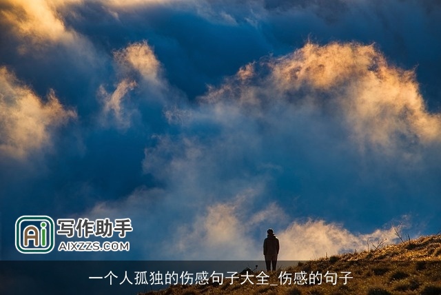 一个人孤独的伤感句子大全_伤感的句子