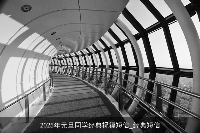 2025年元旦同学经典祝福短信_经典短信