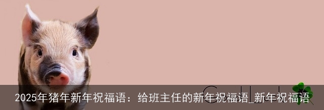 2025年猪年新年祝福语：给班主任的新年祝福语_新年祝福语