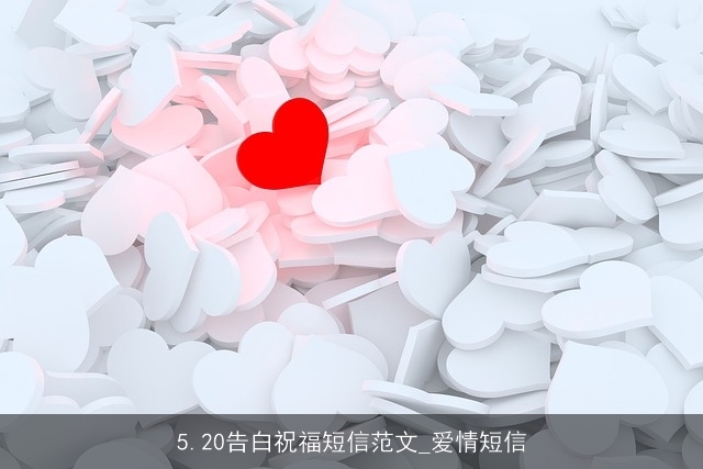 5.20告白祝福短信范文_爱情短信