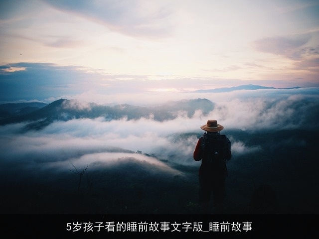 5岁孩子看的睡前故事文字版_睡前故事