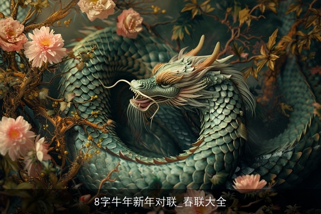 8字牛年新年对联_春联大全