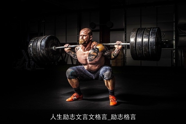 人生励志文言文格言_励志格言