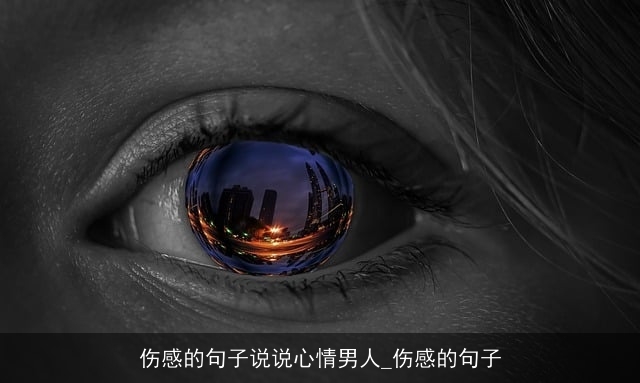 伤感的句子说说心情男人_伤感的句子