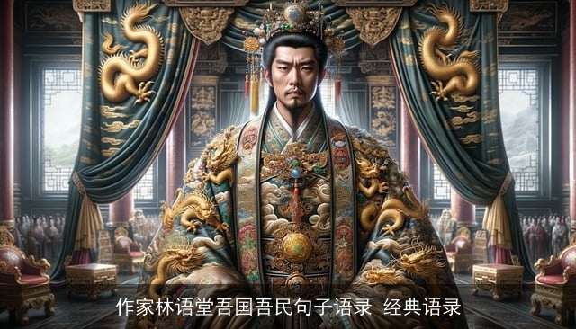 作家林语堂吾国吾民句子语录_经典语录