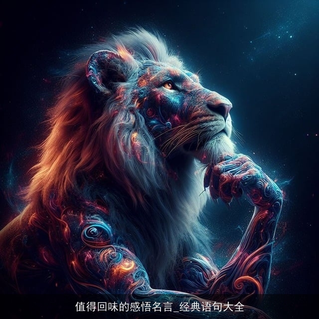 值得回味的感悟名言_经典语句大全