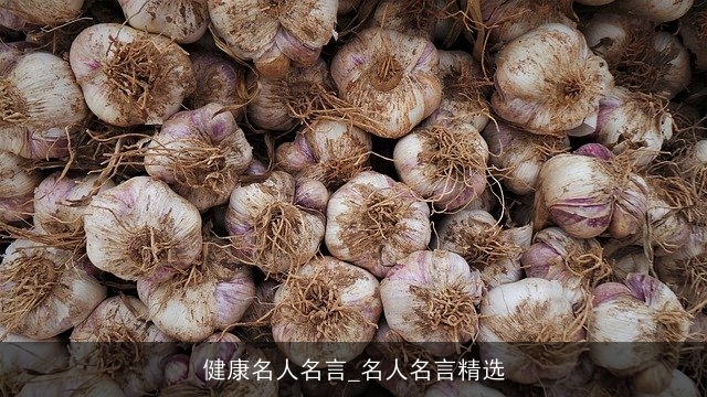 健康名人名言_名人名言精选