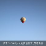 关于CULTURE文化的英语名言_英语名言