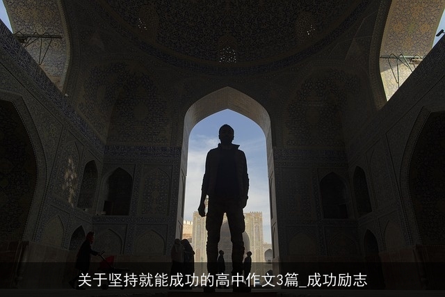 关于坚持就能成功的高中作文3篇_成功励志