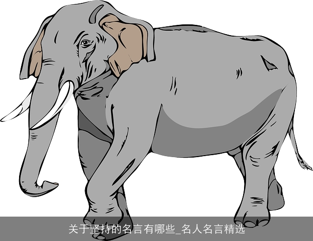 关于坚持的名言有哪些_名人名言精选