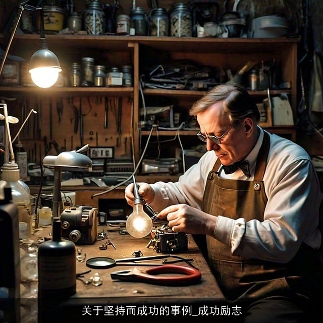 关于坚持而成功的事例_成功励志