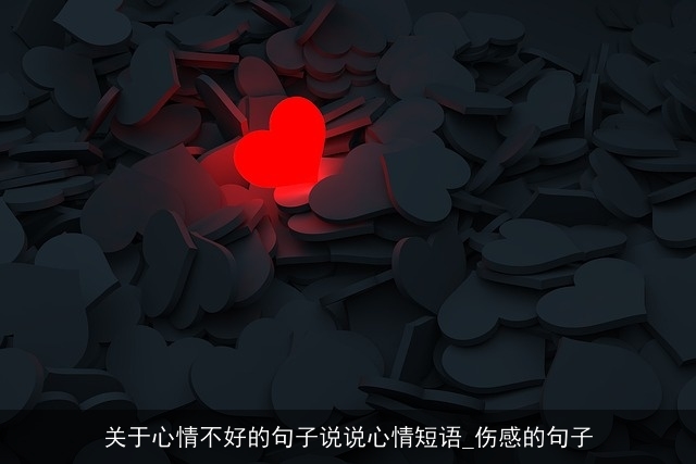 关于心情不好的句子说说心情短语_伤感的句子