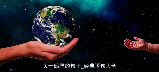 关于感恩的句子_经典语句大全