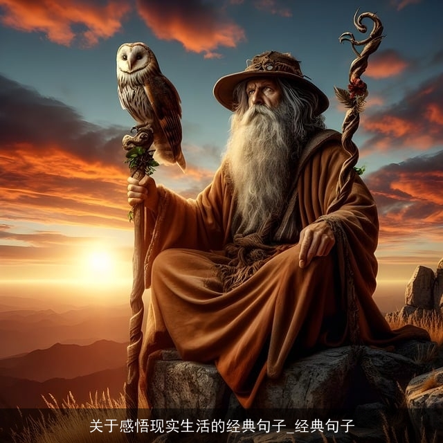 关于感悟现实生活的经典句子_经典句子