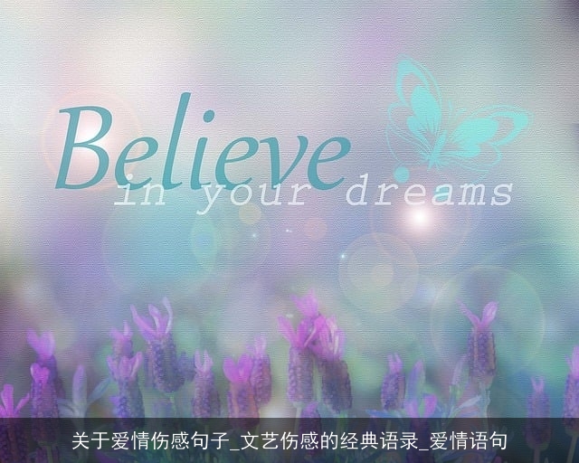 关于爱情伤感句子_文艺伤感的经典语录_爱情语句