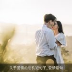 关于爱情的悲伤短句子_爱情语句