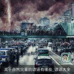 关于自然灾害的谚语有哪些_谚语大全