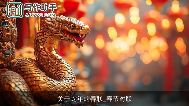 关于蛇年的春联_春节对联