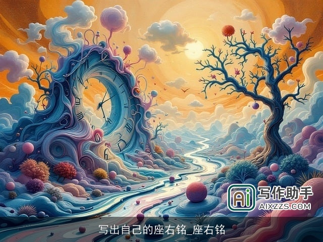 写出自己的座右铭_座右铭