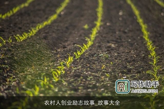 农村人创业励志故事_故事大全