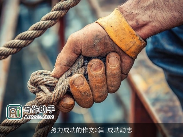 努力成功的作文3篇_成功励志