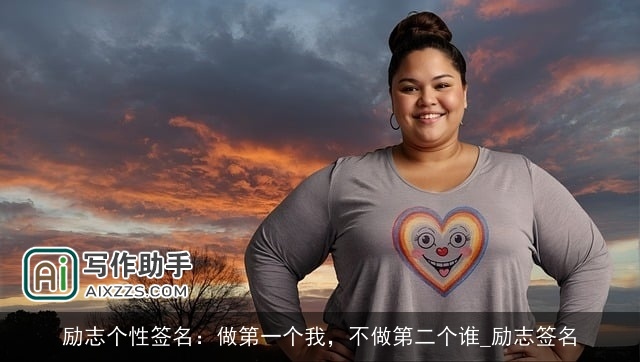 励志个性签名：做第一个我，不做第二个谁_励志签名