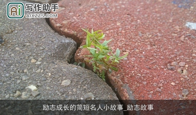 励志成长的简短名人小故事_励志故事