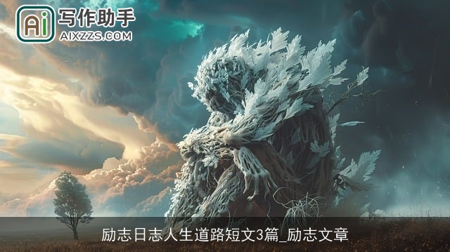 励志日志人生道路短文3篇_励志文章