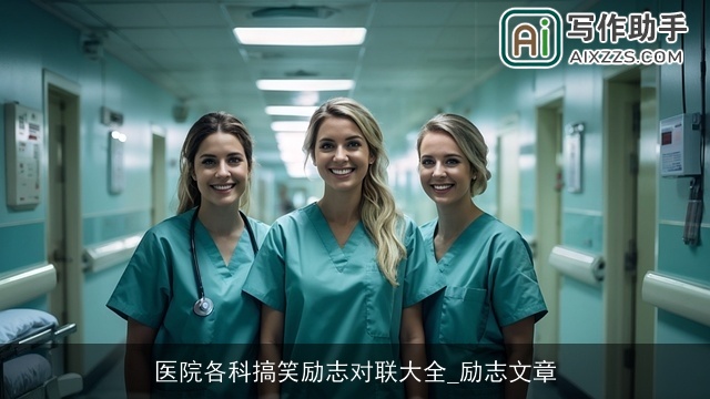 医院各科搞笑励志对联大全_励志文章
