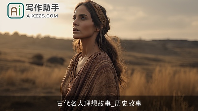 古代名人理想故事_历史故事